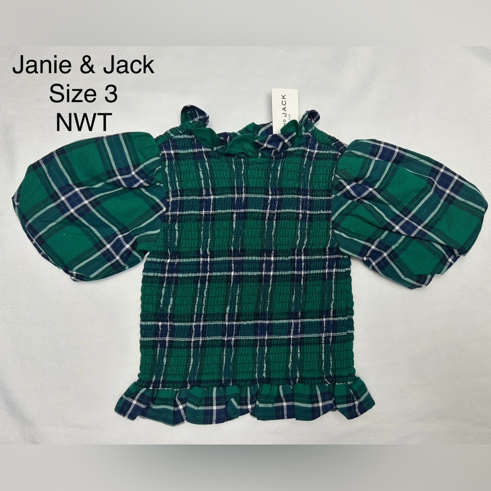 Size 3 Janie & Jack blouse NWT